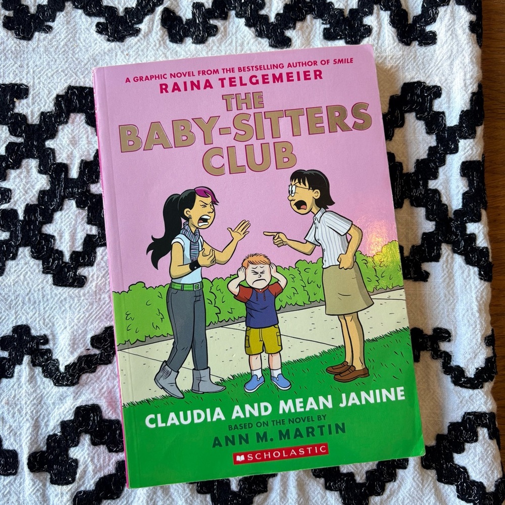 Scholastic The Baby-Sitters Club: Claudia and Mean Janine Graphix Series book